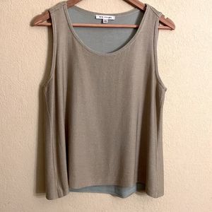 St. John Gold Shimmery Knit Tank